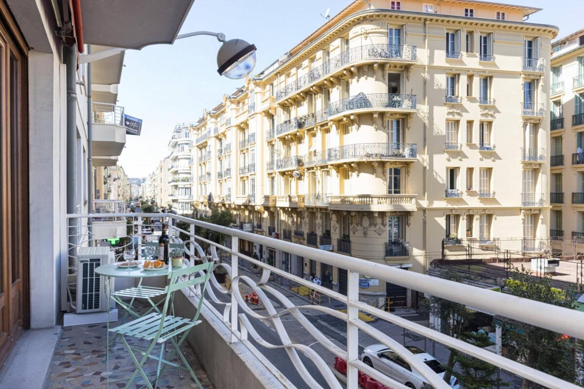 Buffa 21 - 2Min From The Sea - Terrace Apartman Nizza Kültér fotó