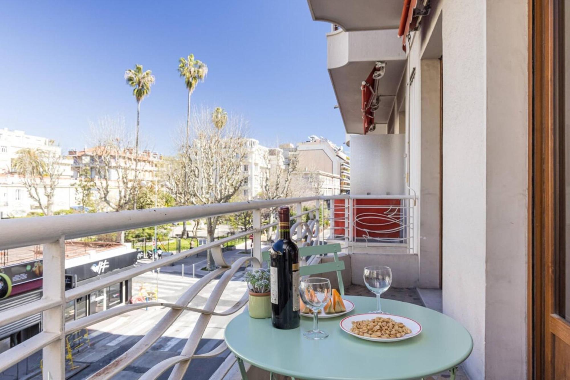 Buffa 21 - 2Min From The Sea - Terrace Apartman Nizza Kültér fotó