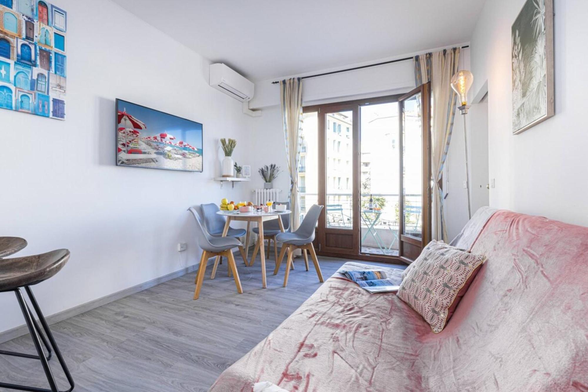 Buffa 21 - 2Min From The Sea - Terrace Apartman Nizza Kültér fotó
