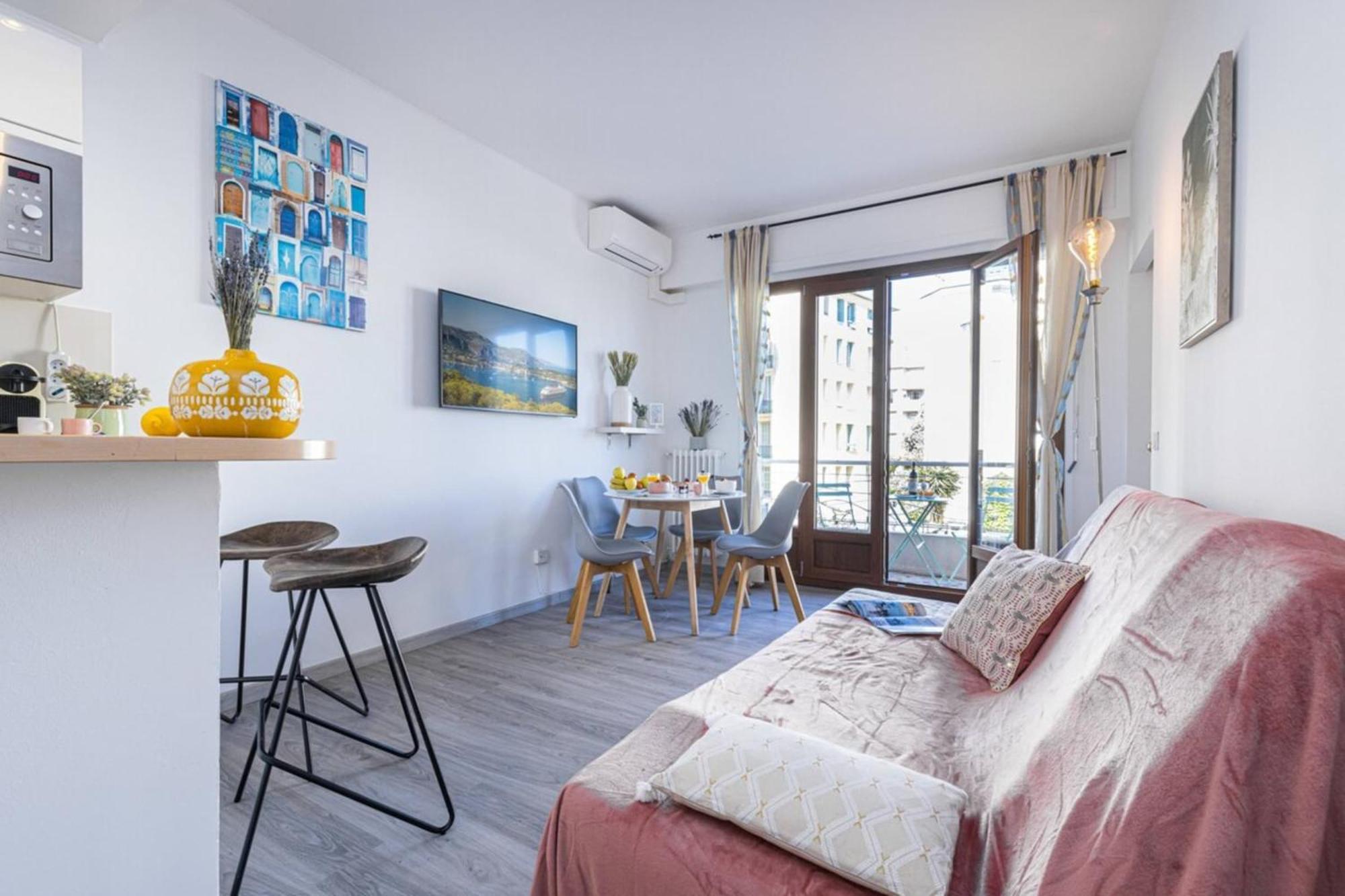 Buffa 21 - 2Min From The Sea - Terrace Apartman Nizza Kültér fotó