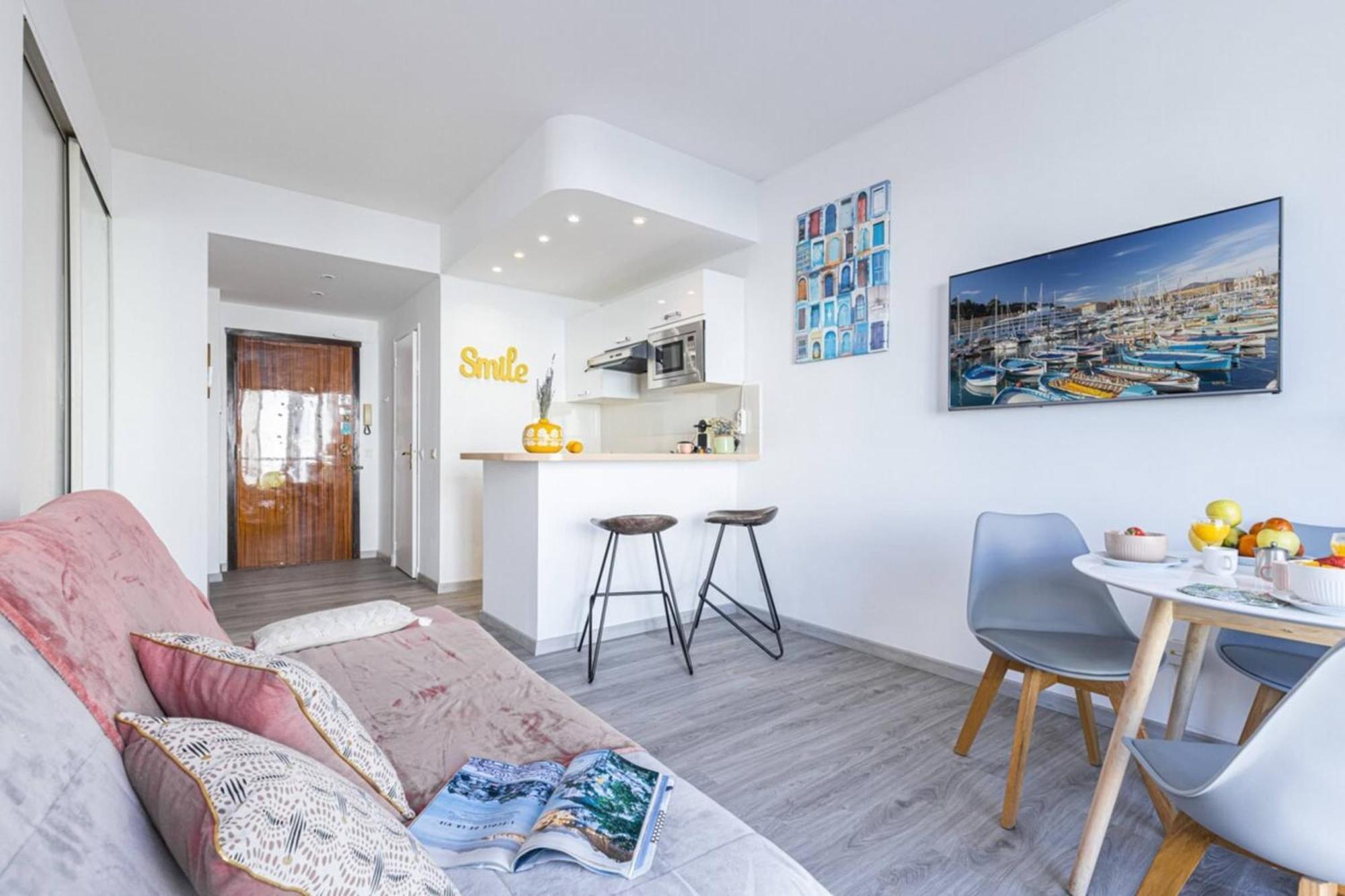 Buffa 21 - 2Min From The Sea - Terrace Apartman Nizza Kültér fotó